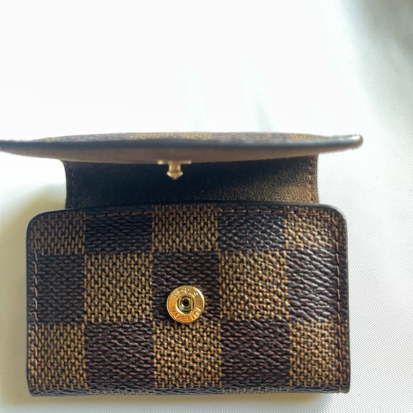 Louis Vuitton Damier Ebene Cuff Links Case - Picture 3 of 8